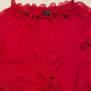 STATE Women's Scarlet Ruffle Dress
